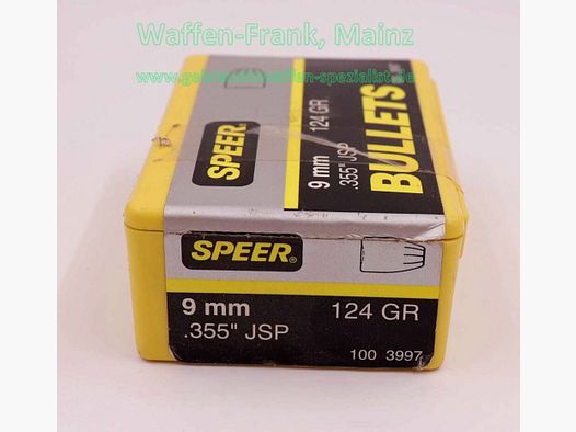 Speer / USA FFW-Geschosse 9mm (.355)
