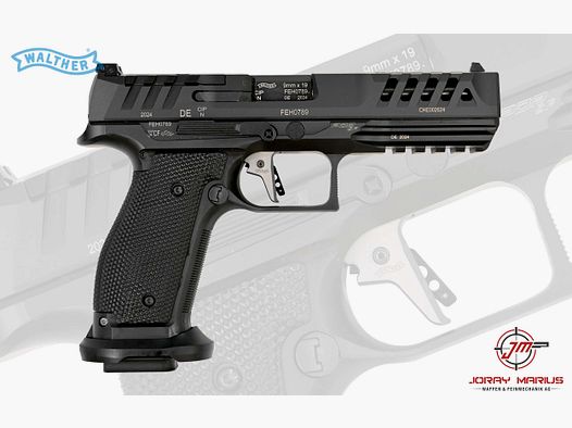Walther PDP Steel Frame Match OR 9mm Para, 5”