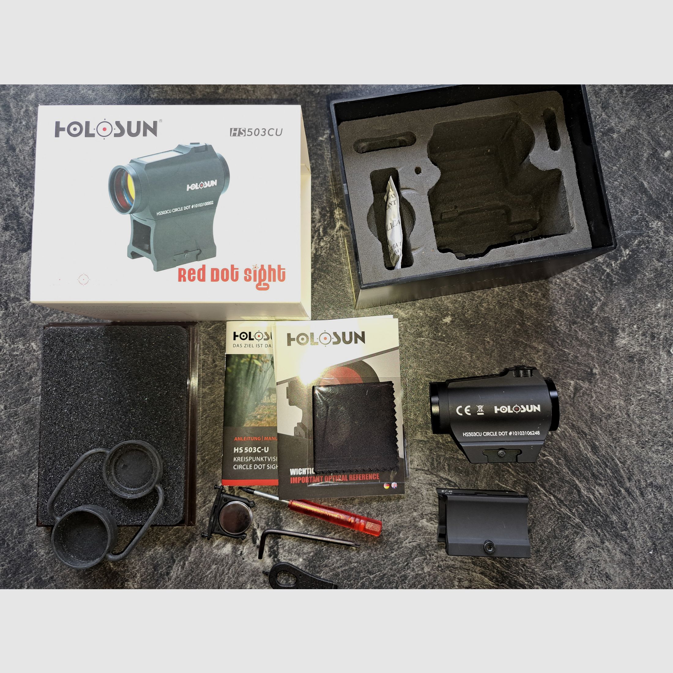 Red Dot Holosun HS 503CU Gebraucht ,sehr guter Zustand