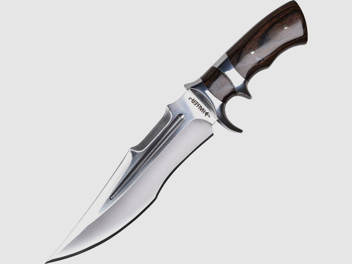 Bowie knife with pakkawood handle