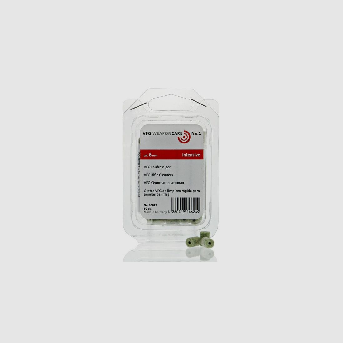 VFG Barrel Cleaner Intensive / 50 pcs 6mm Cleaning Accessories for Weapons