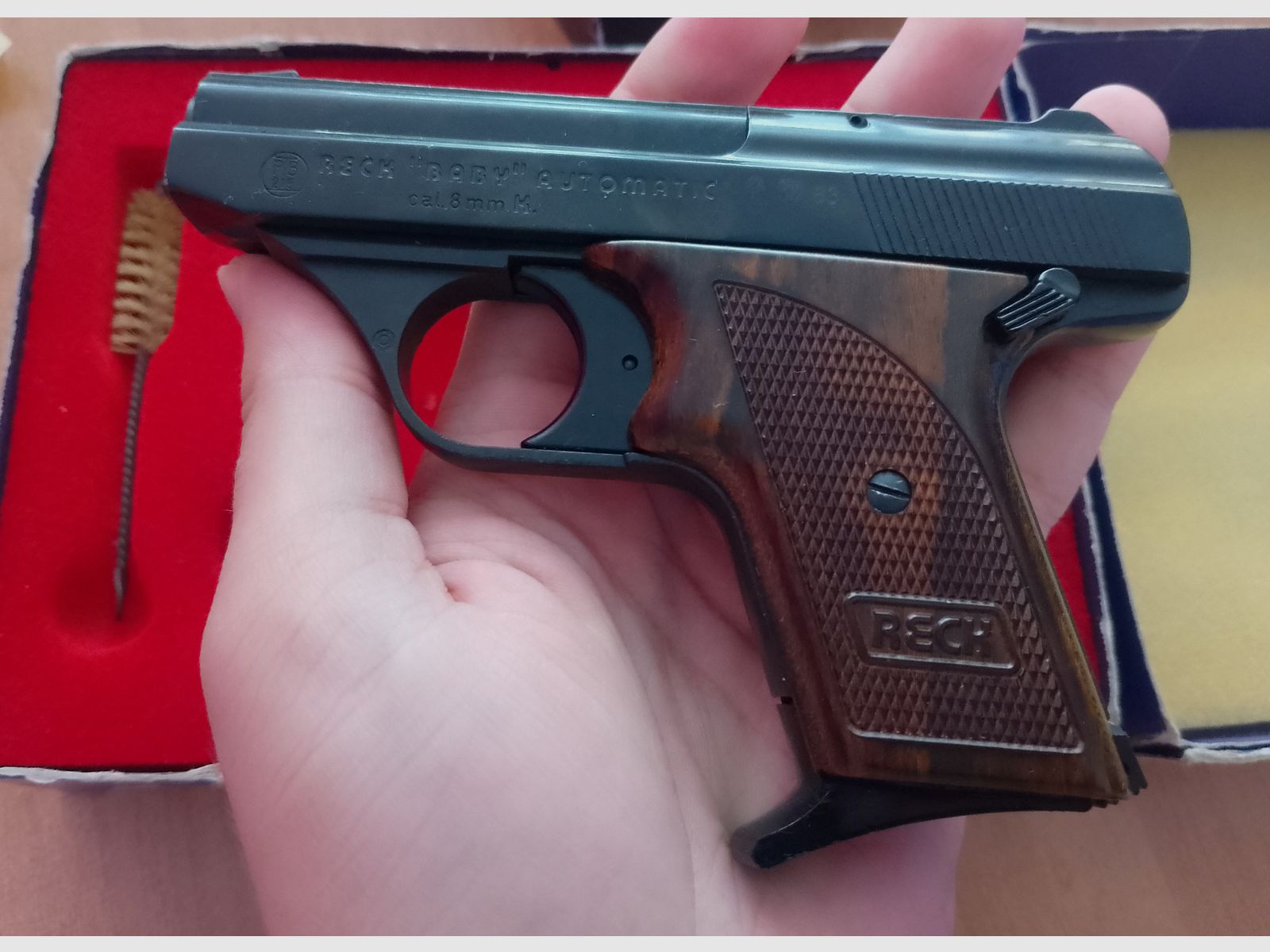 Reck Baby 8 mm blank in PTB 215 with accessories in the original packaging!, image 2 of 7