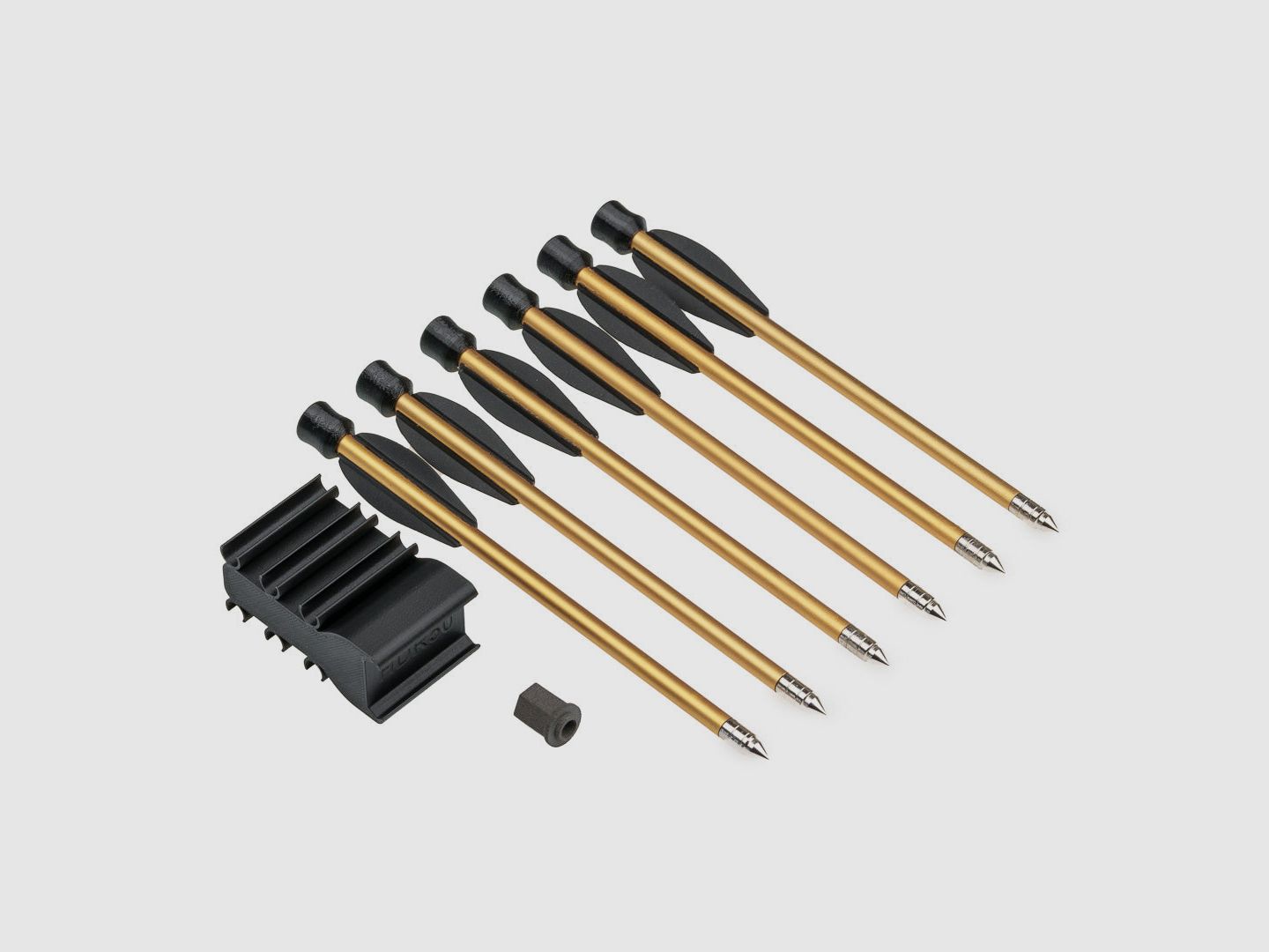 BUNDLE | ARROW HOLDER | Pfeilhalter + 6 Arrows | ROT oder Schwarz | T4E TR50 HDR50