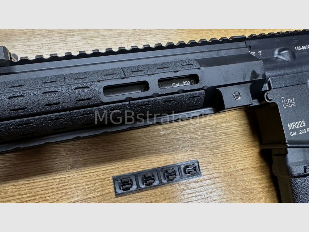 sportivement autorisé ! H&K MR223 A3 14,5" canon carabine semi-automatique .223Rem - Heckler & Koch - beaucoup d'accessoires dans l'évaluation BKA autorisés ! version civile H&K 416 G95