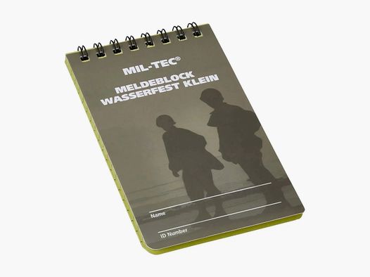 Mil-Tec Mil-Tec Notizblock wasserfest klein Import