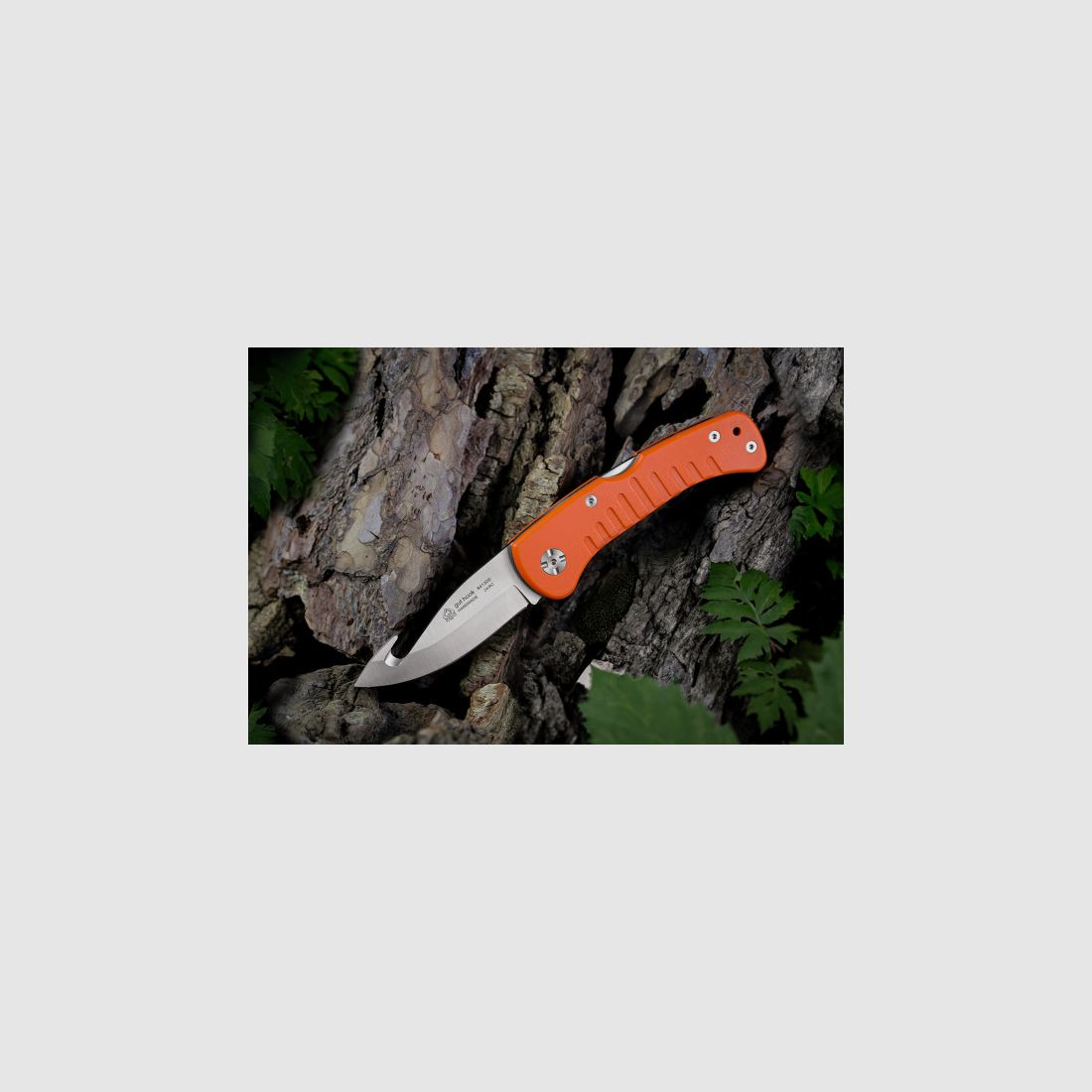 Coltello da caccia PUMA IP con buon gancio, arancione G10