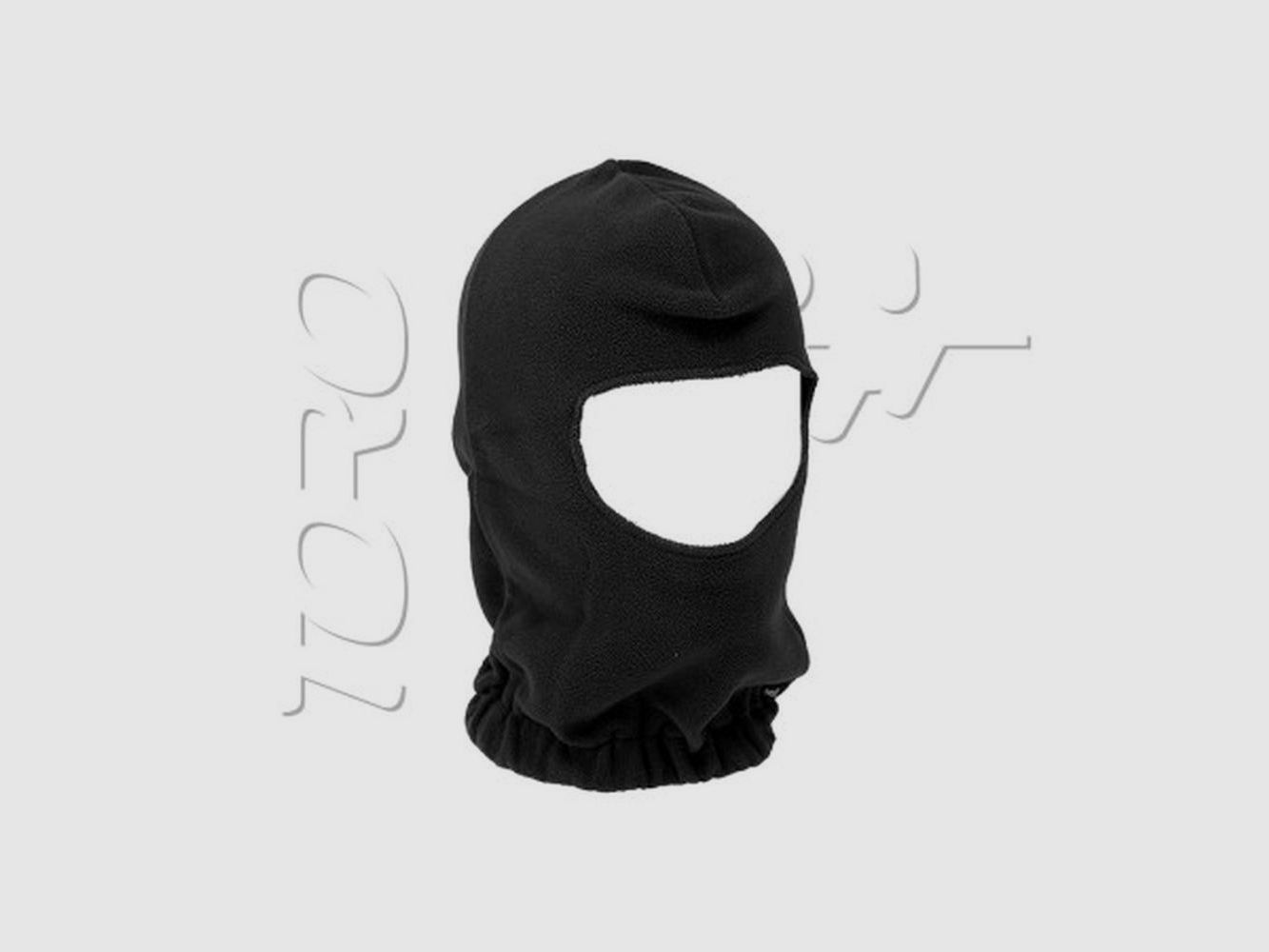 Miltec Polarfleece-Maske 1 Loch Schwarz - Thermische Isolation - Optimaler Komfort - Effektiver Schutz gegen Kälte, Bild 4 von 5