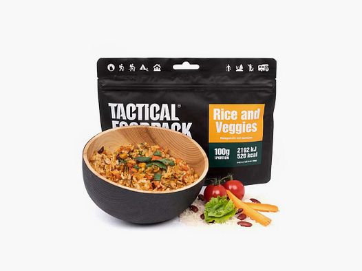 Liofilizat Wegetariański Ryż z Warzywami Tactical FoodPack Rice and Veg WEG