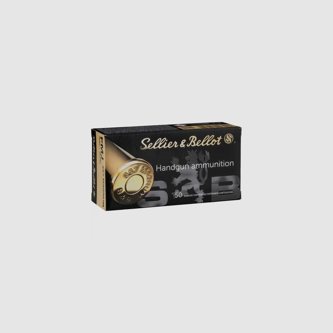 Sellier & Bellot .357 Mag. 158GR FMJ 50 cartouches