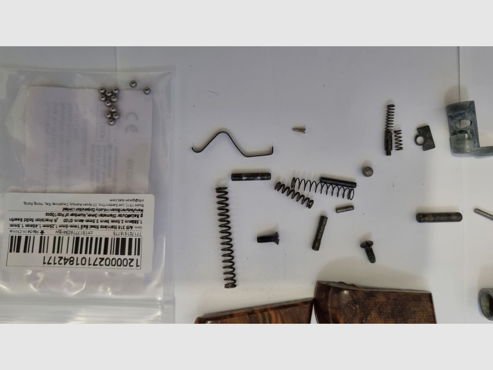 RECK Mod PK kal. 8mm K Siglé GS (schiet ook hagelmunitie) te renoveren en opnieuw te monteren ZONDER MAGAZIJN