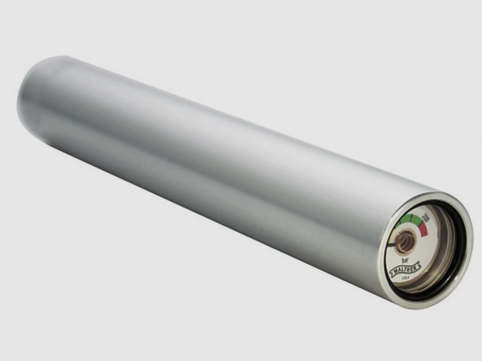 Pressluftkartusche Walther LP 200 bar Alu silbern für LP400