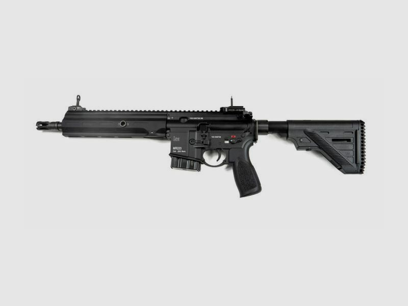 HK SLB MR223, wersja A3, kal. .223 Rem., 11", czarny, z sportowym zezwoleniem Heckler und Koch MR223 Sport w 11" - dostępny od ręki UVP: 3299€