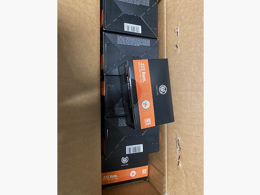 Munition .222 Rem RWS Match Jagd 52gr Matchmunition