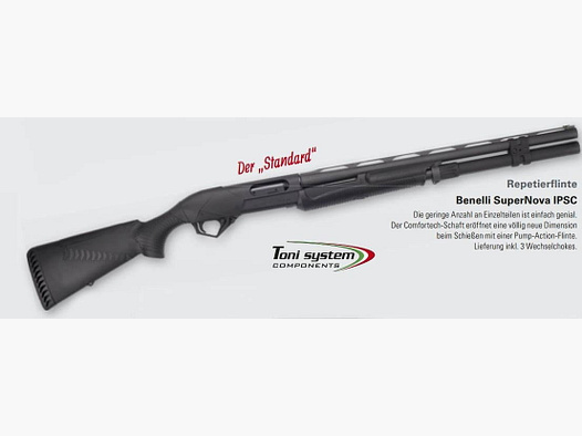 Benelli SuperNova IPSC 71cm,Kal. 12/89 Repetierflinte