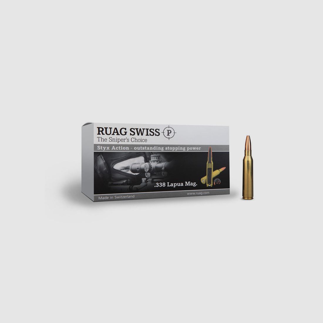 SWISS P .338 Lapua Mag. SWISS P Styx Action 16,0g/247gr