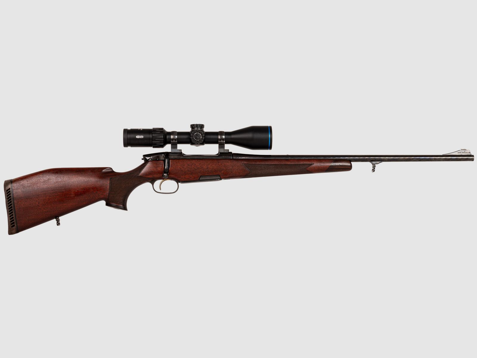 Steyr Mannlicher Luxus , ZF Meopta MeoHunter R5 3-15x50 SFP RD, Abs. 4C bel., .30-06Spring