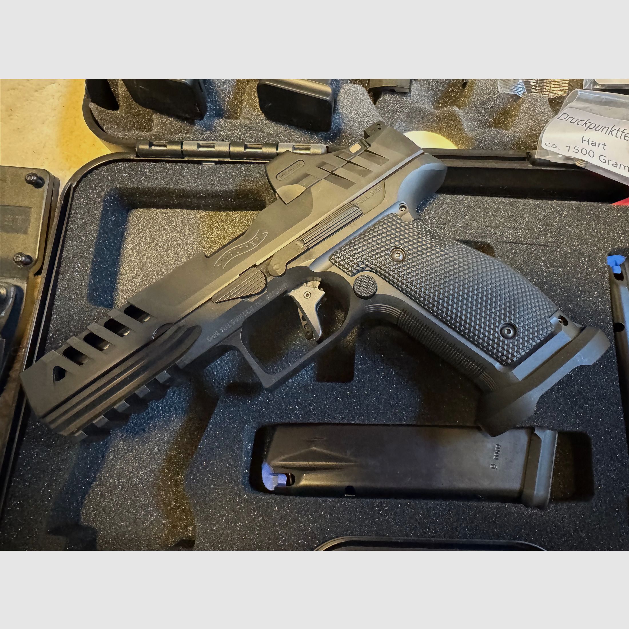 Walther PDP FullSize Match SteelFrame 5“ + Holosun + Holster + Triggertuning // Reserviert