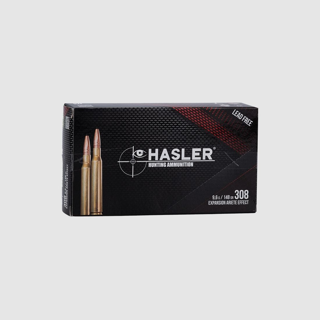 Hasler-Munition kogels .308 Win Ariete 9,6 g/148 gr geweerpatroon loodvrij