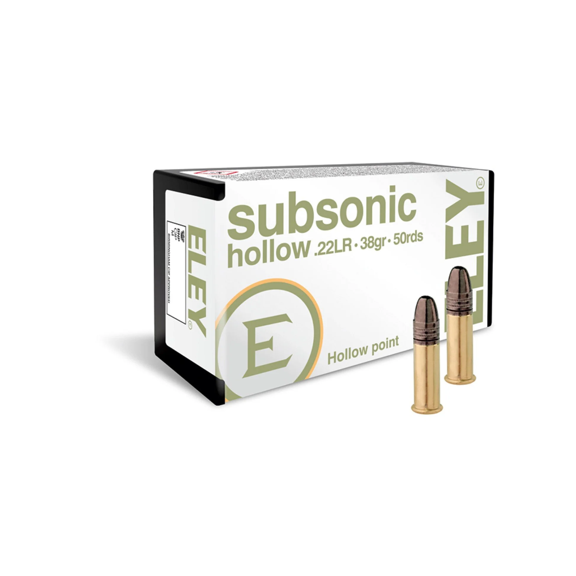 Eley Subsonic .22 LR Hollow Point