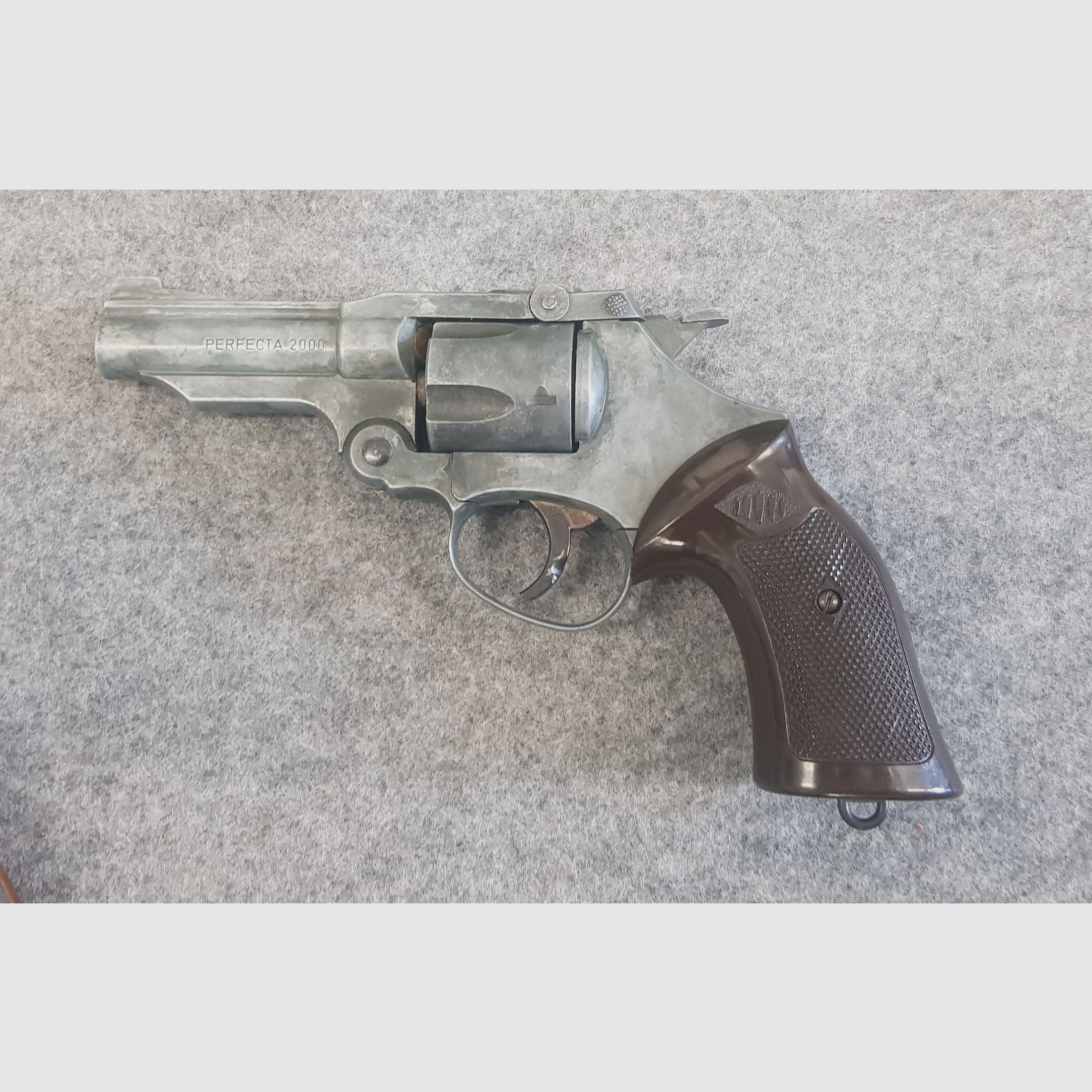 Mayer & Söhne SRS Kipplauf Revolver Perfecta Mod. 2000 im cal. 9mm RK aus dem Jahr 1977