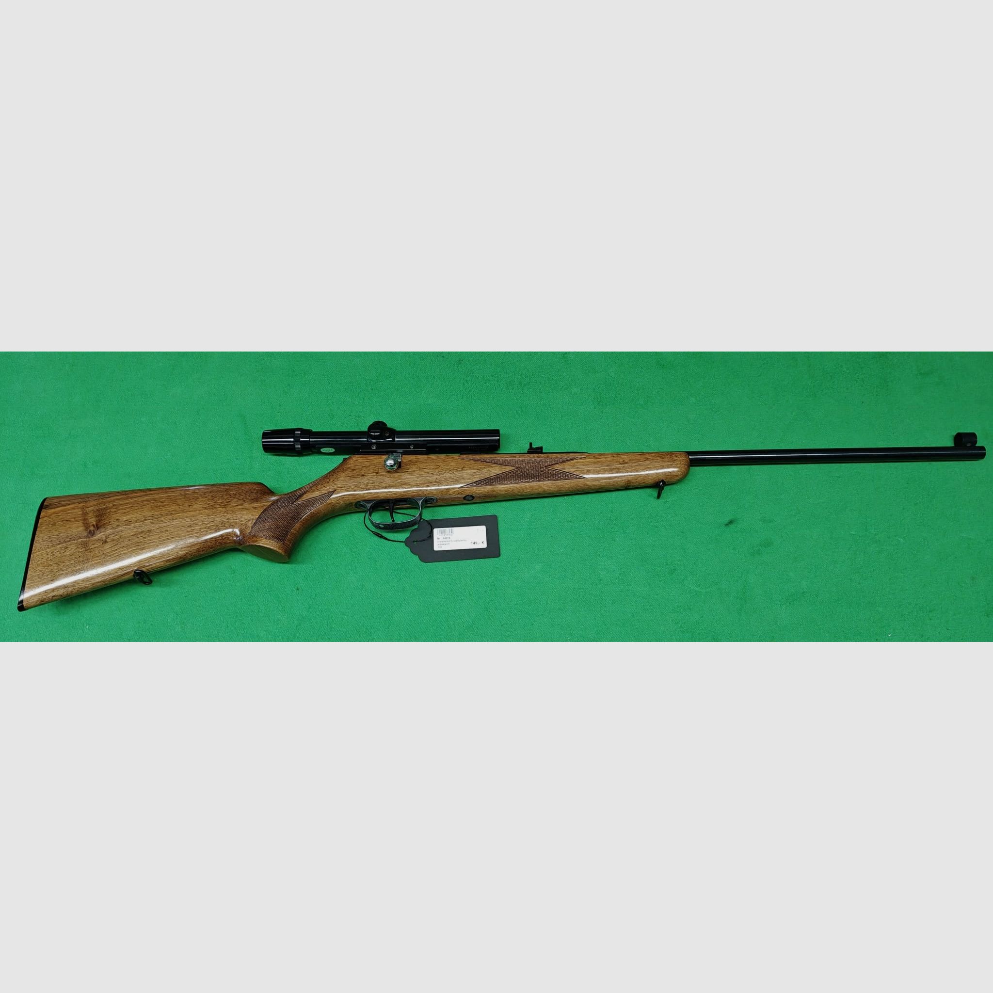 Carabina de pequeño calibre de un solo tiro con visor