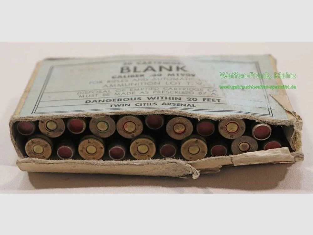 Divers fabricants de cartouches de fusil .30-06/blank