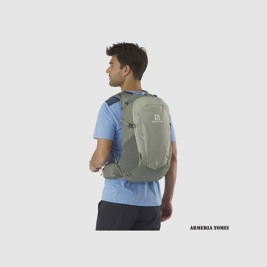 SALOMON – PLECAK – TRAILBLAZER 30 Wrought Iron / Sedona Sage, zdjęcie 3 z 5