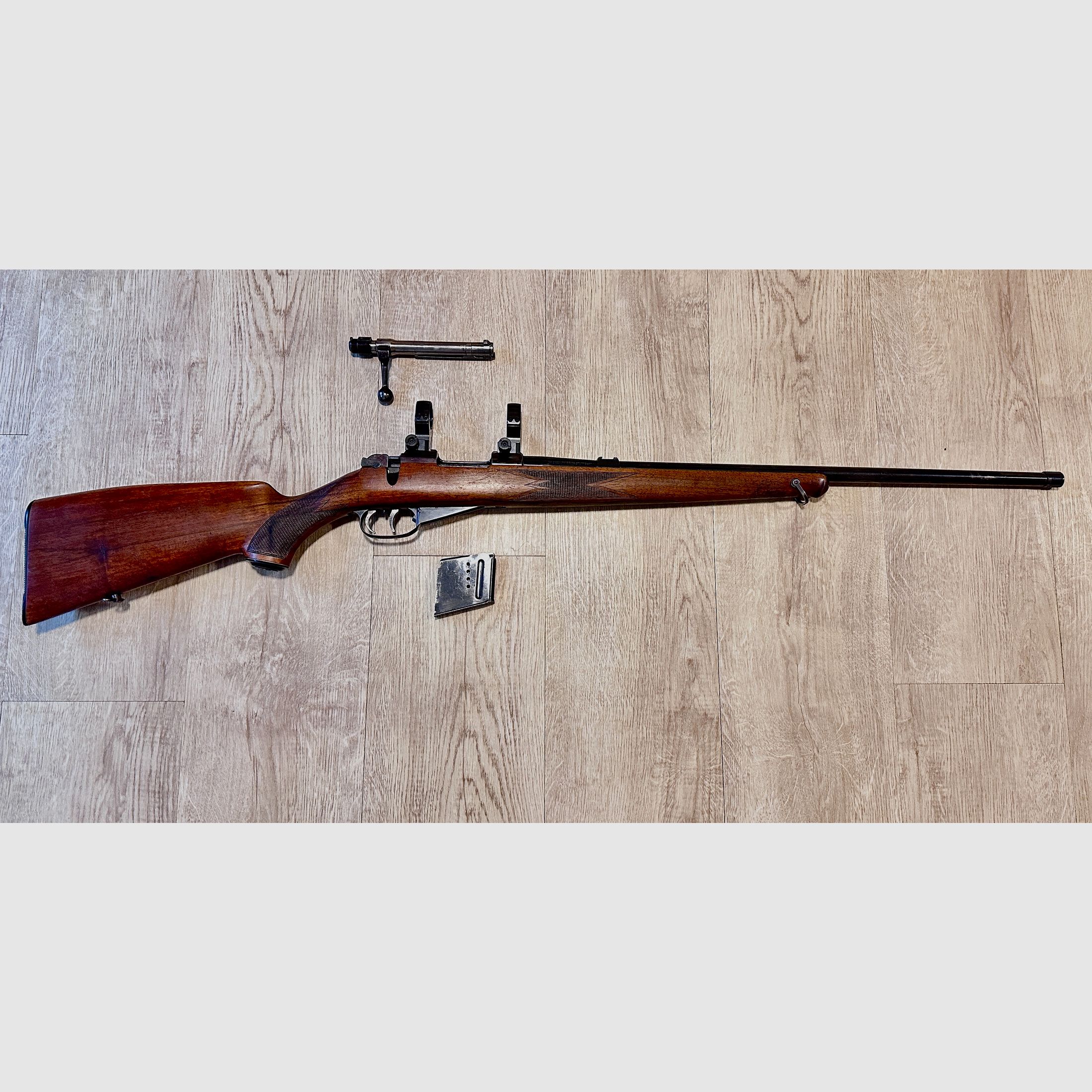 Krico Mod. 600 .222 Rem. con disparador alemán - año de fabricación 1957 - pieza de colección