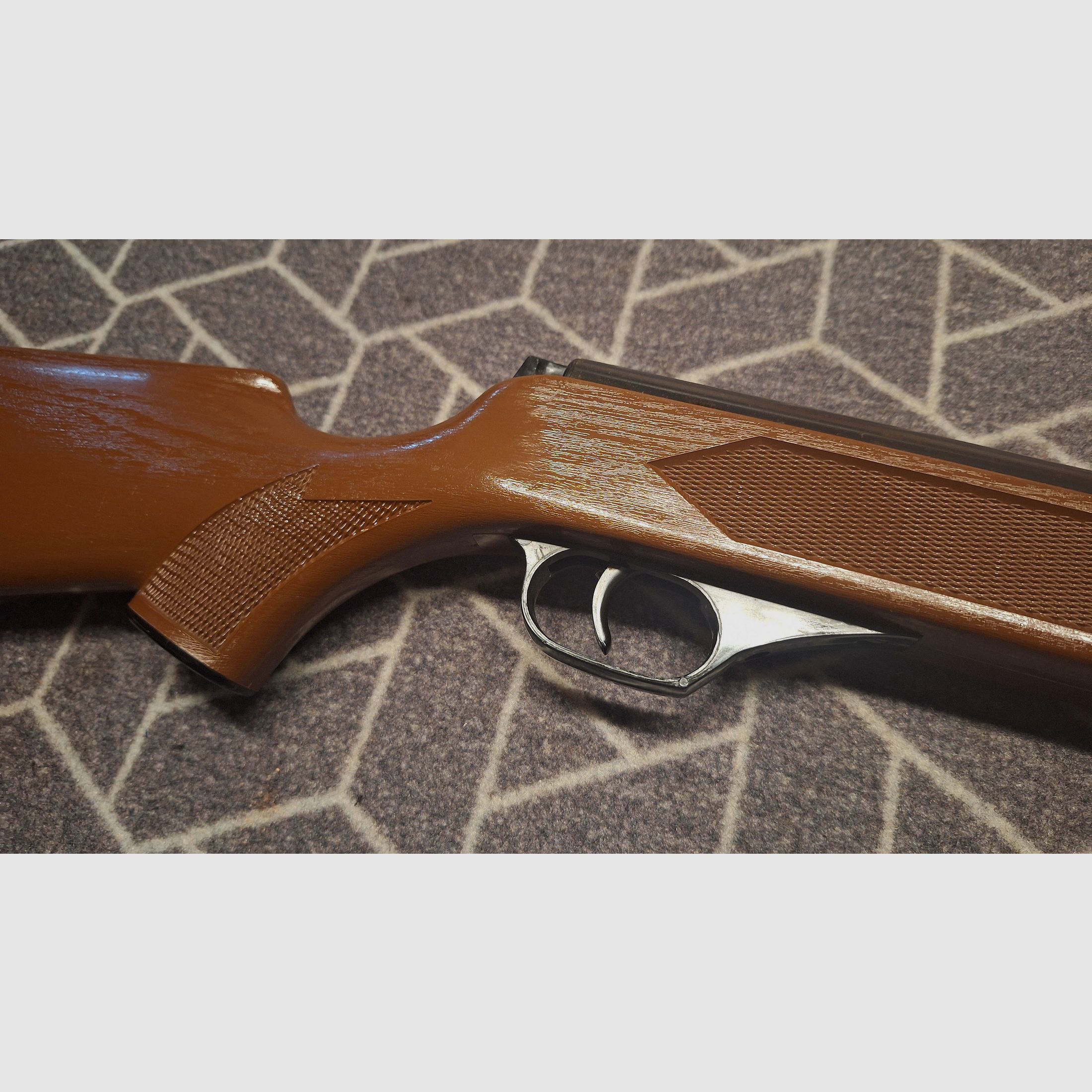 Haenel 304 Scornater stock reddish brown grained! TOP CONDITION!