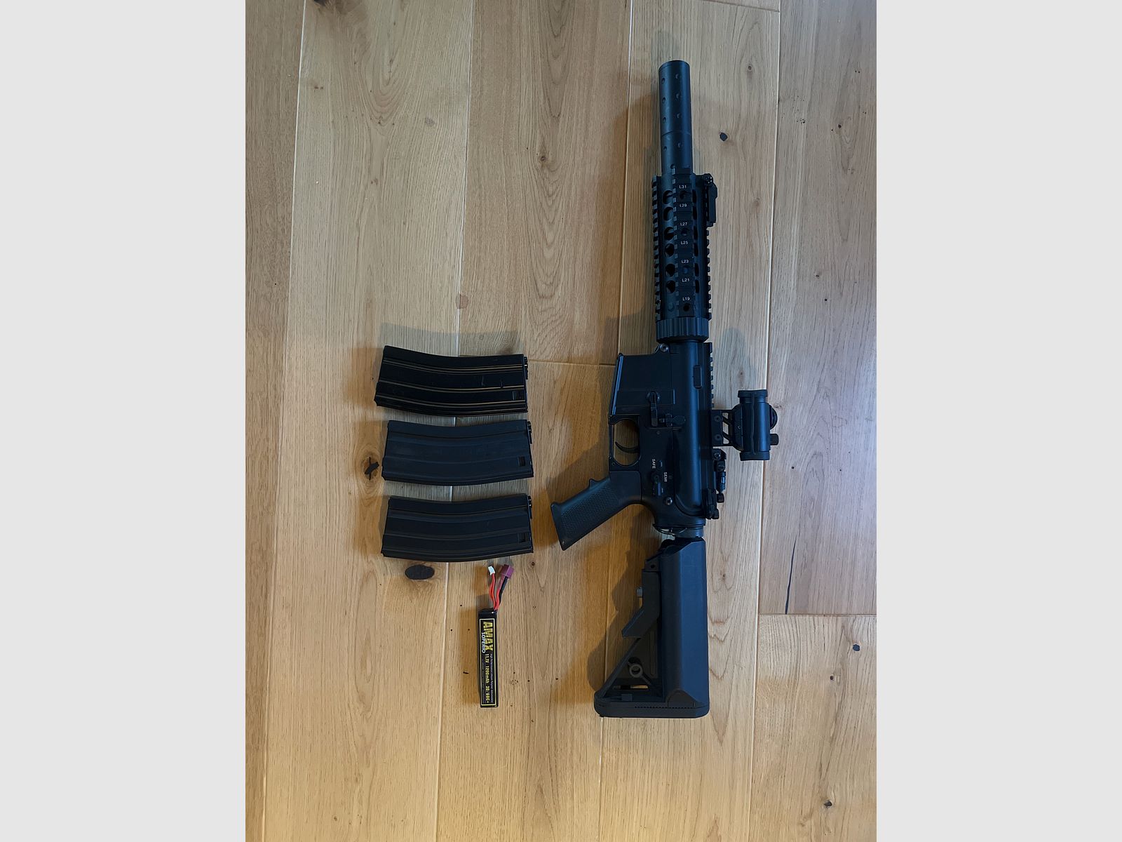 E&C AEG MIT METALLGEARBOX & BURST MODUS < 0,5 J.