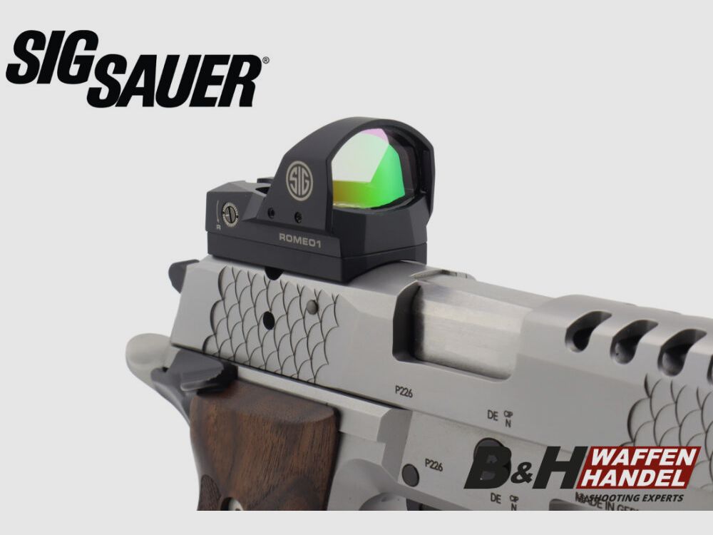 n/a OU Plaque d'adaptation ROMEO 1 / PRO pour pistolets Sig Sauer P226 / P220 X-Series (production allemande) Prêt pour optique | X-Short X-Five X-Six X5 X6
