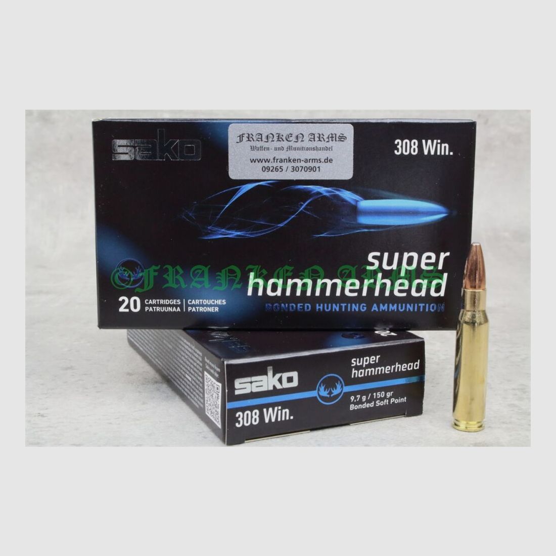 Sako Super Hammerhead .308 Win. 150gr. 9,7g 20 Stück Staffelpreise