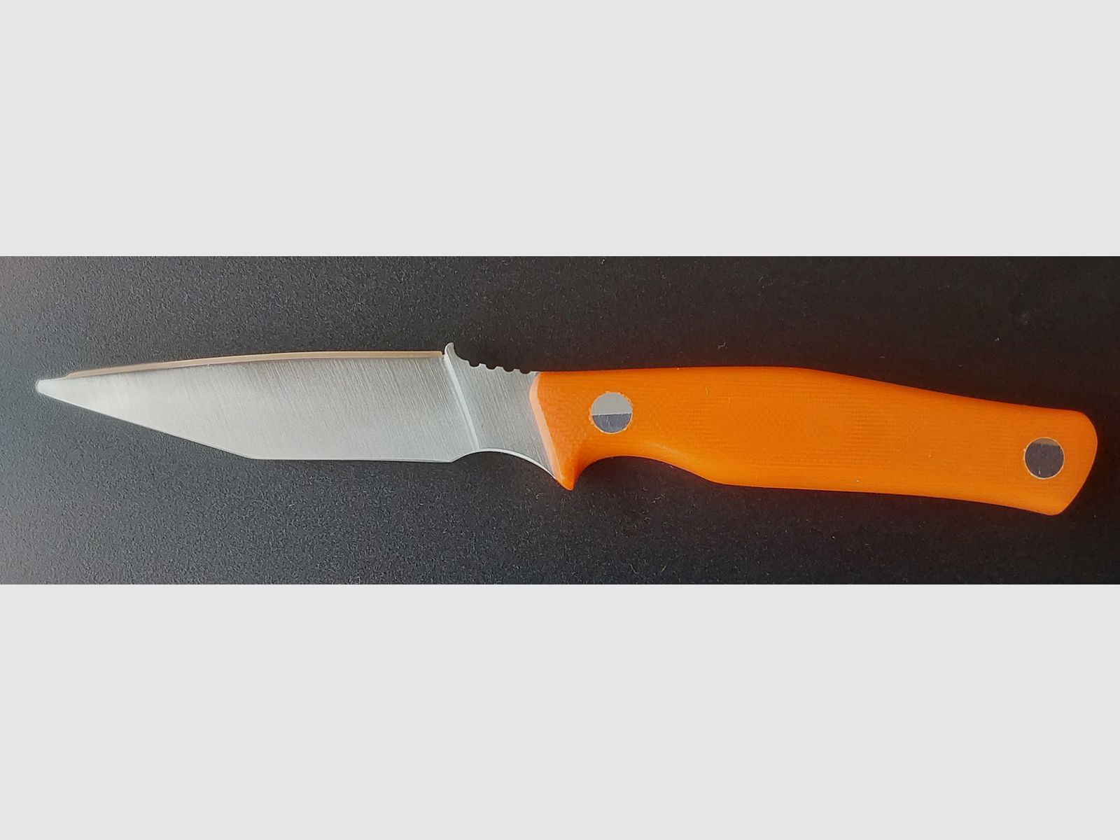 Casström Schwedisches Feldmesser, Orange G10, Jagdmesser, Aufbrechmesser, Skinner