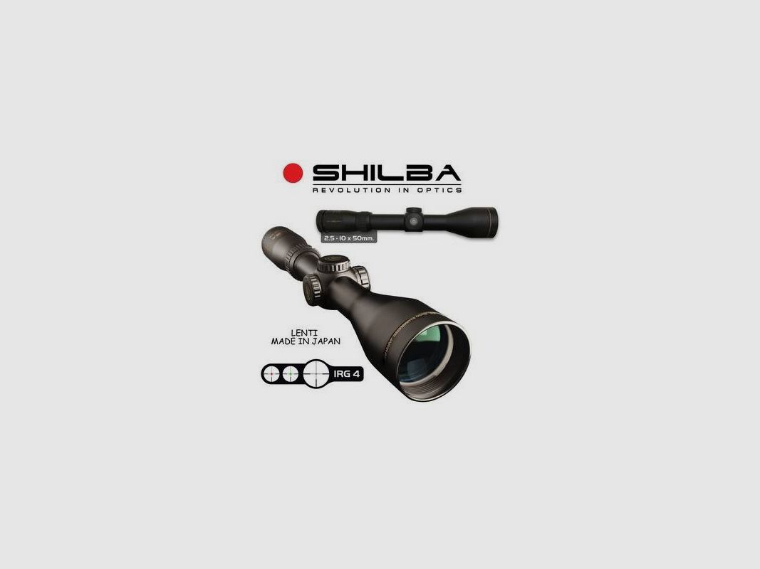 Richtkijker SHILBA GOLD MEDAL 2,5 - 10 X 50, afbeelding 1 van 3