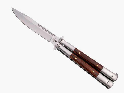 TRZECI NOŻ PAPILLON INOX/PAKKA 13CM INOX