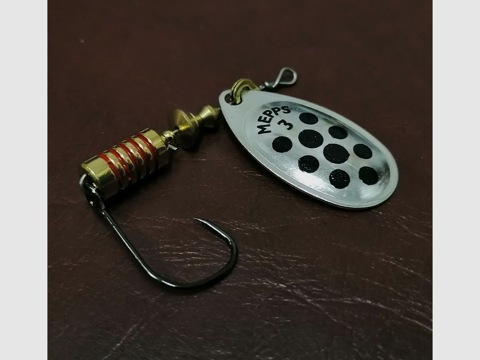 Cucchiaino Mepps Aglia decorato no kill, immagine 2 di 4