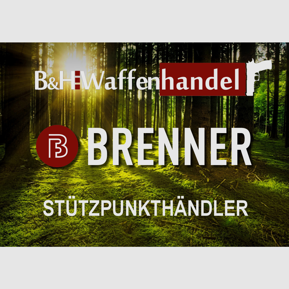 Neu: Brenner Komplettpaket BR20 Polymerschaft mit Kahles Helia 2.4-12x56i fertig montiert Jagd Repetierbüchse Komplettset (Best.Nr.: BR20PP11)