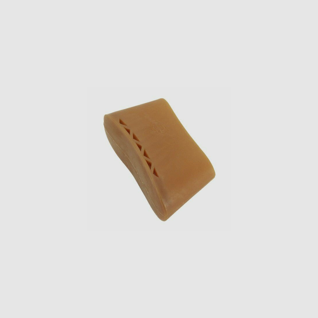 Fritzmann semelle de crosse en caoutchouc marron 128x29mm