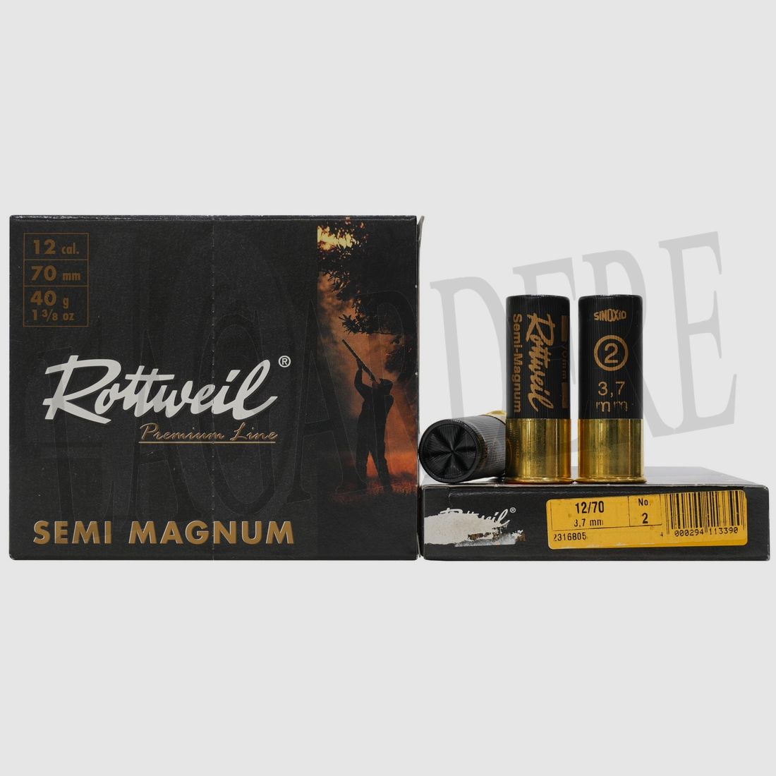 ROTTWEIL SEMI MAGNUM NO.2 (PATRONEN MIT SCHROT)