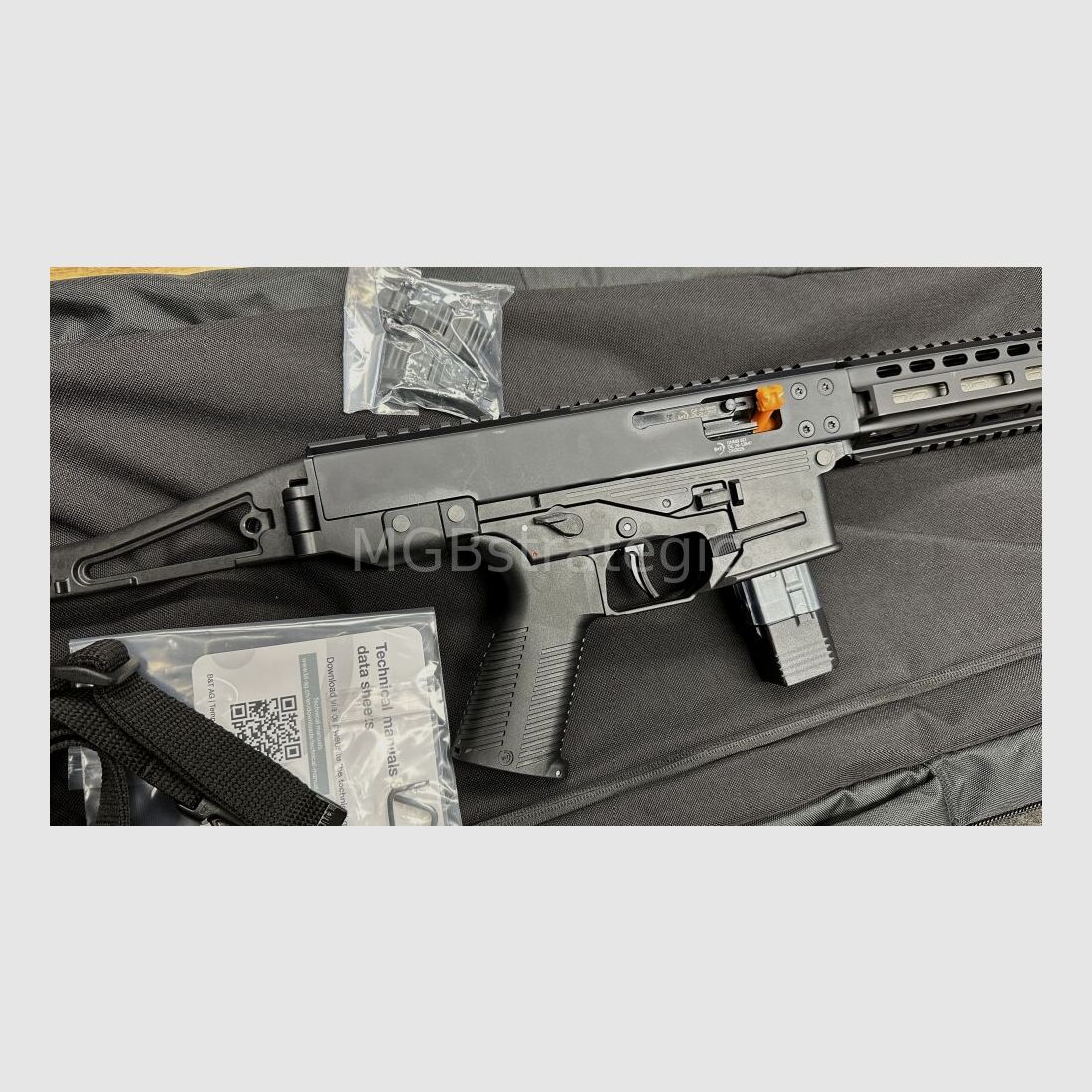 B&T AG halbautom. Büchse 9mmLuger GHM9 SD DE mit Integralschalldämpfer = Schallabsorberwaffe // bei uns mit H&K Riemen