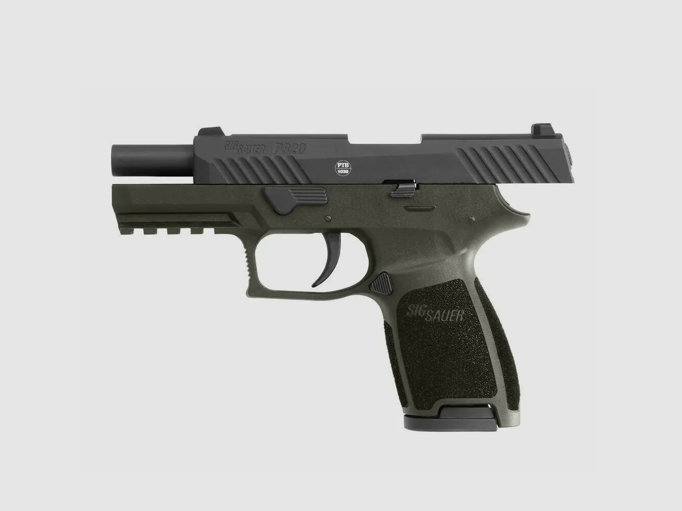 SIG SAUER P320 OD-GREEN SCHRECKSCHUSSPISTOLE IM KALIBER 9 MM P.A.K.