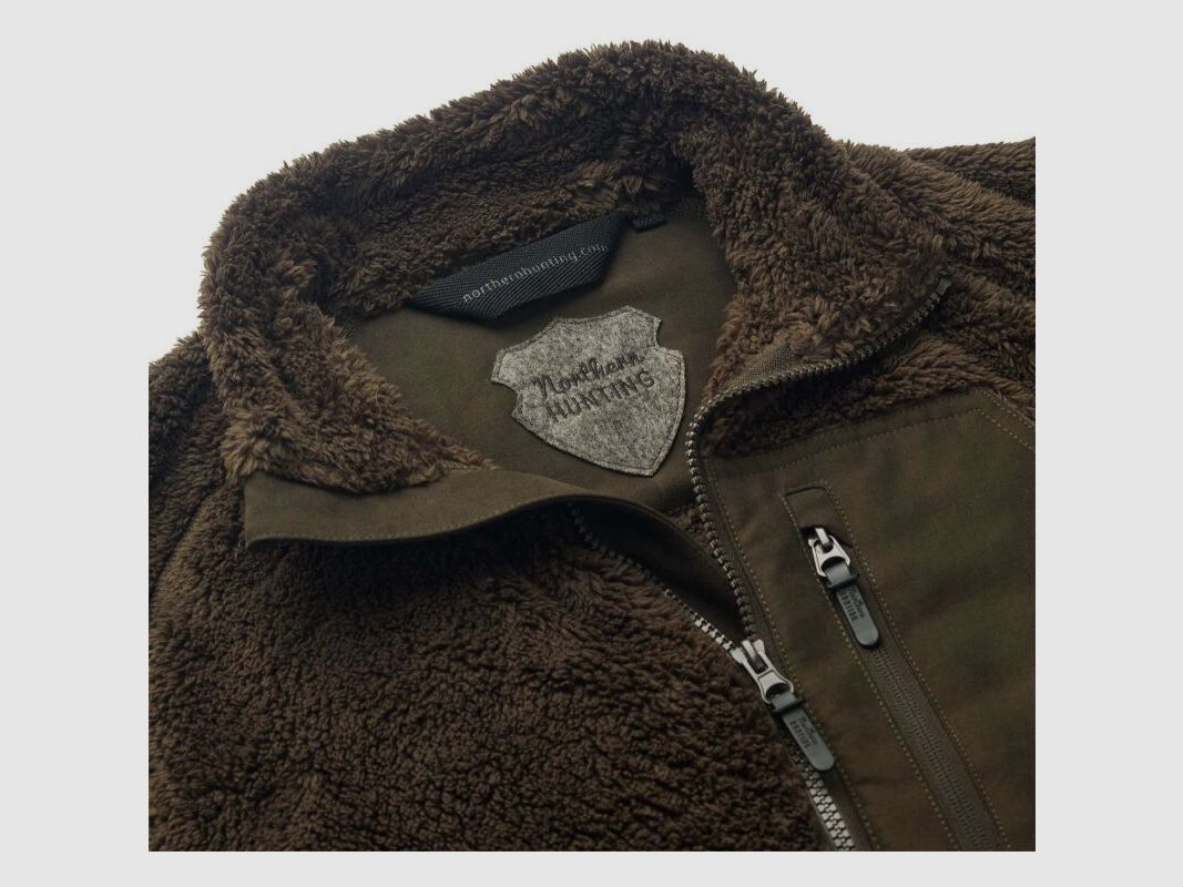 Northern Hunting Damen Fleecepullover Rikvi Grün