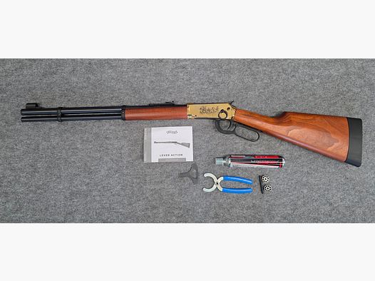 Piękne Walther Lever Action Long Co2 Gewehr Western w kal. 4,5mm z 8-strzałowym bębnem
