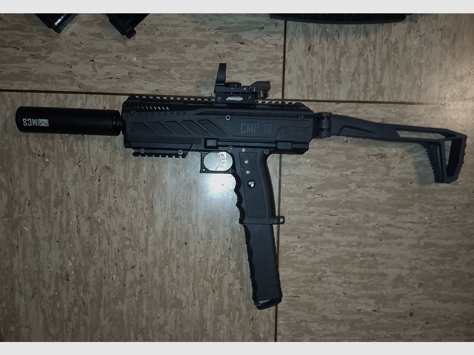 Tippmann Tipx mit MSC Body Kit Markierer .68 mit Zubehör Paintballs CO2 Set Visier Rot Grün Punkt 