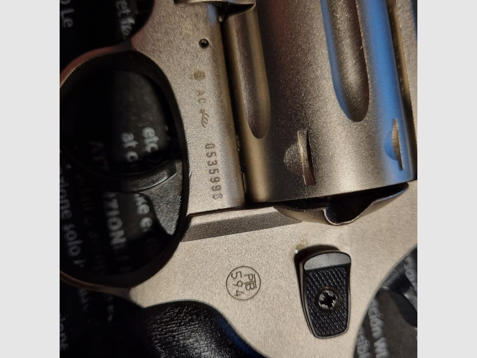 Röhm RG 89 N, nickelt, 9mm R Knall, 10 Schuss CS, 50 Schuss Knall, PTB 594 altes Modell