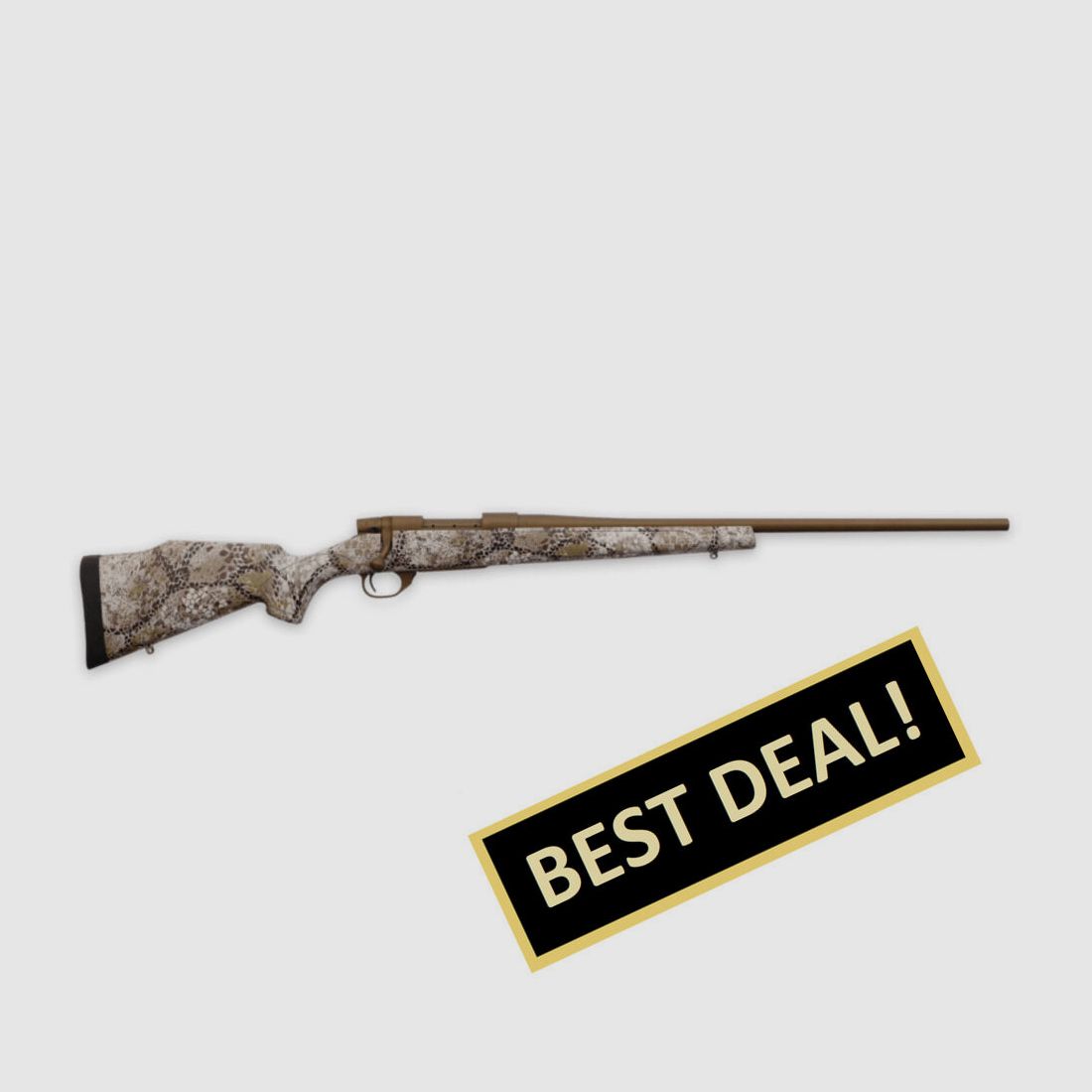 Weatherby VANGUARD BADLANDS 6.5MM CREEDMOOR 20"/51CM BRONZE CERAKOTE M14X1