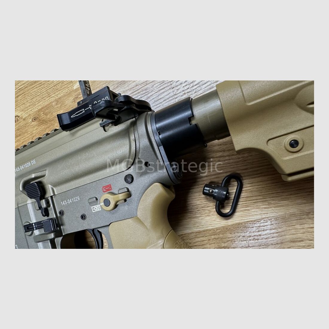 Original H&K M-LOK Handschutz klemmbar - Heckler & Koch MR223 A3 16,5" Lauf halbautom. Büchse .223Rem - zivile Version HK416 / G95K / G38 / mit Upgrades