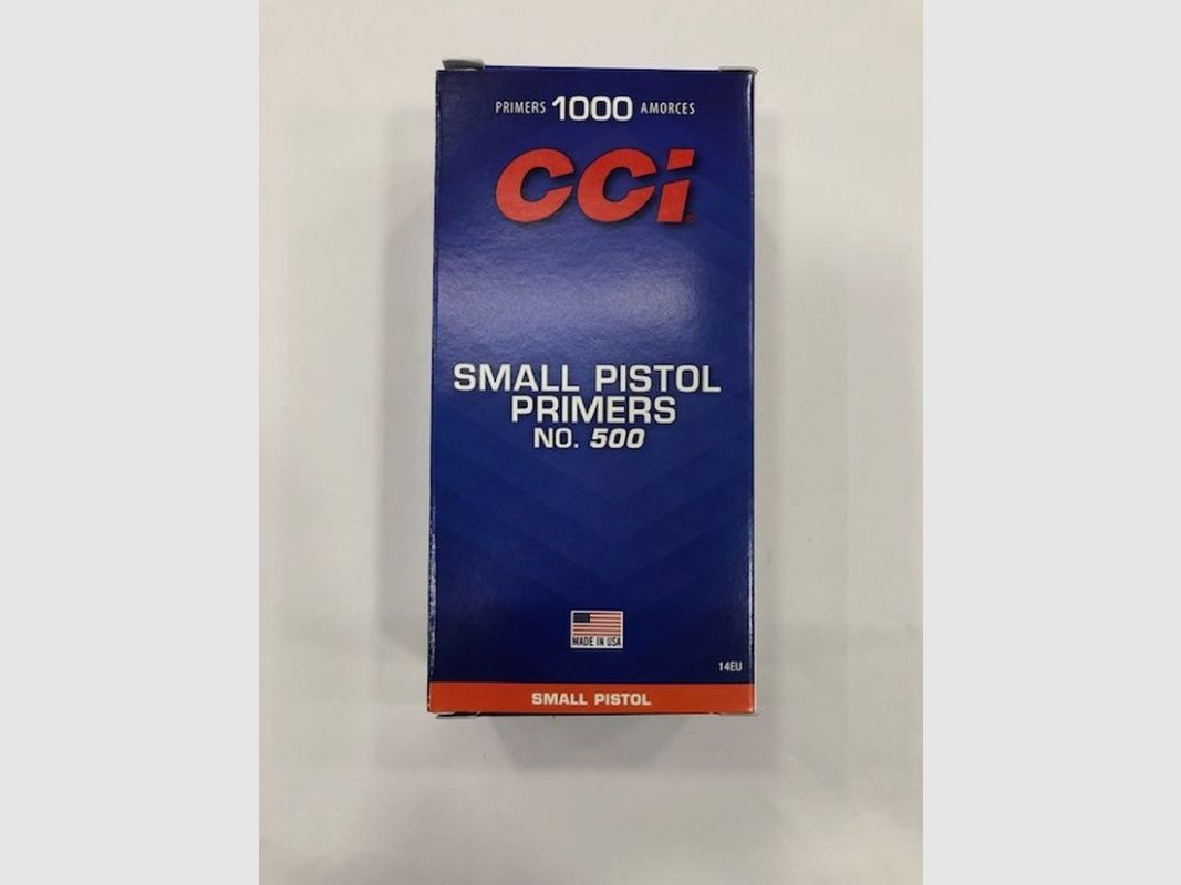 CCI500 ZÜNDHÜTCHEN SC1000 SMALL PISTOL, Bild 2 von 2