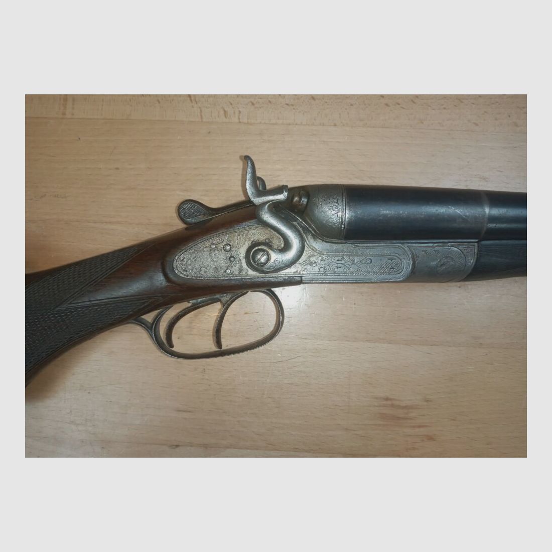 Belgian double-barreled shotgun