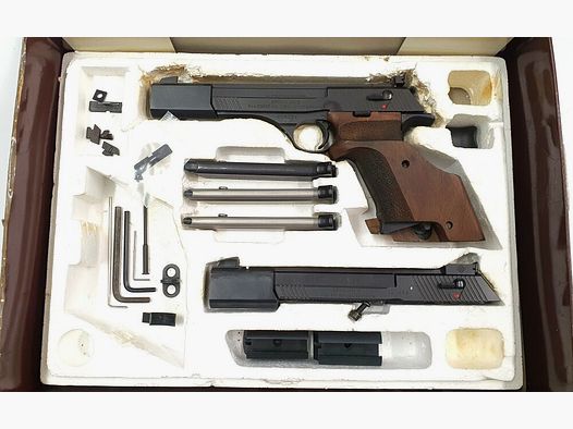 Pistol Erma Mod.ESP85A including interchangeable system with accessories